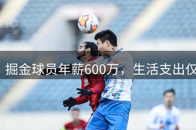 掘金球员年薪600万，生活支出仅10万引热议